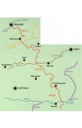 GR 129 Vlaanderen - kaart