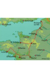 Normandie kaart