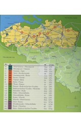 Vlaanderen fietsroute - kaart